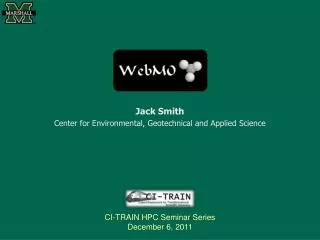 Jack Smith Center for Environmental, Geotechnical and Applied Science