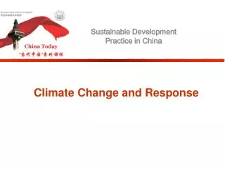 Climate Change and Response