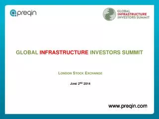 GLOBAL INFRASTRUCTURE INVESTORS SUMMIT