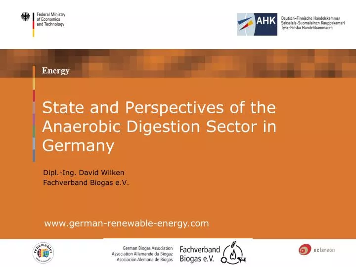 state and perspectives of the anaerobic digestion sector in germany