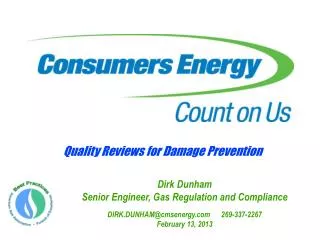 Quality Reviews for Damage Prevention