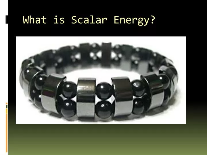 what is scalar energy