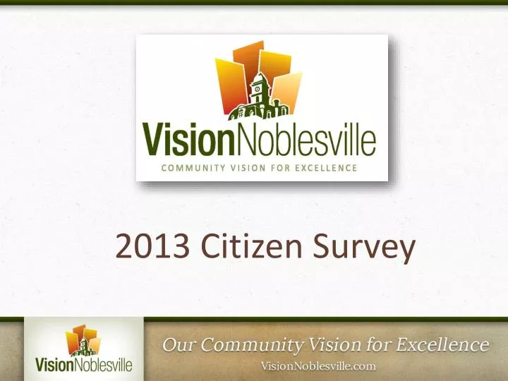 2013 citizen survey