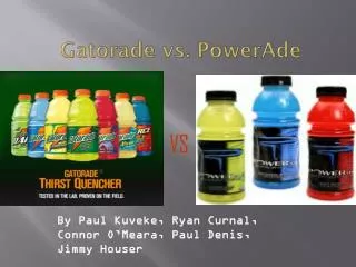 Gatorade vs. PowerAde