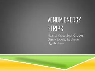 Venom Energy Strips