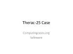 Therac-25 Case - slide 1