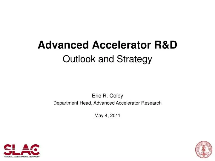 advanced accelerator r d