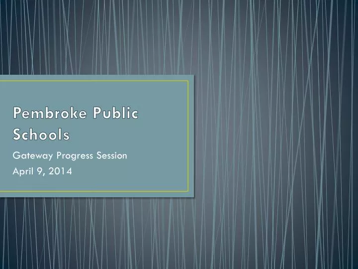 pembroke public schools