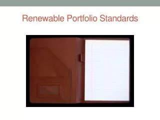 Renewable Portfolio Standards