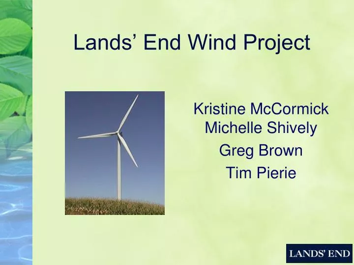 lands end wind project