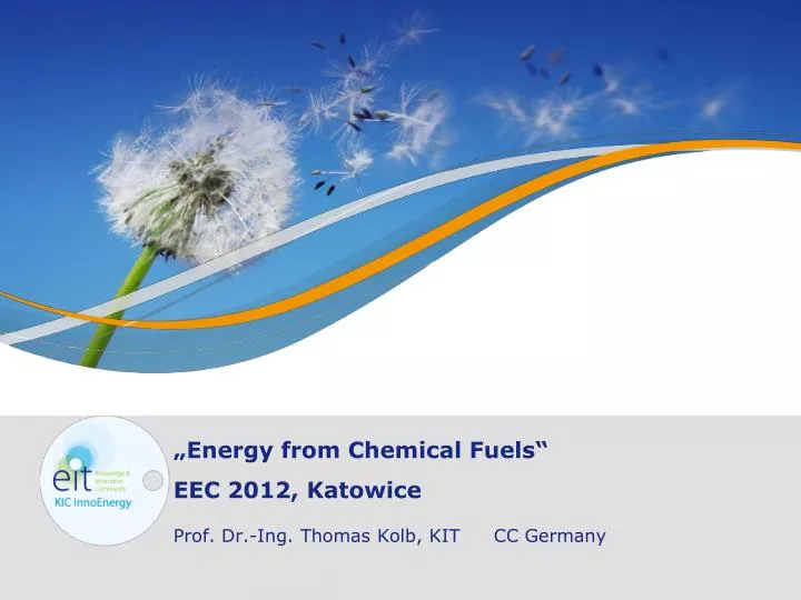 energy from chemical fuels eec 2012 katowice