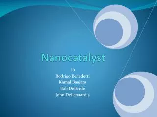 Nanocatalyst