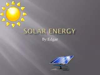 solar energy
