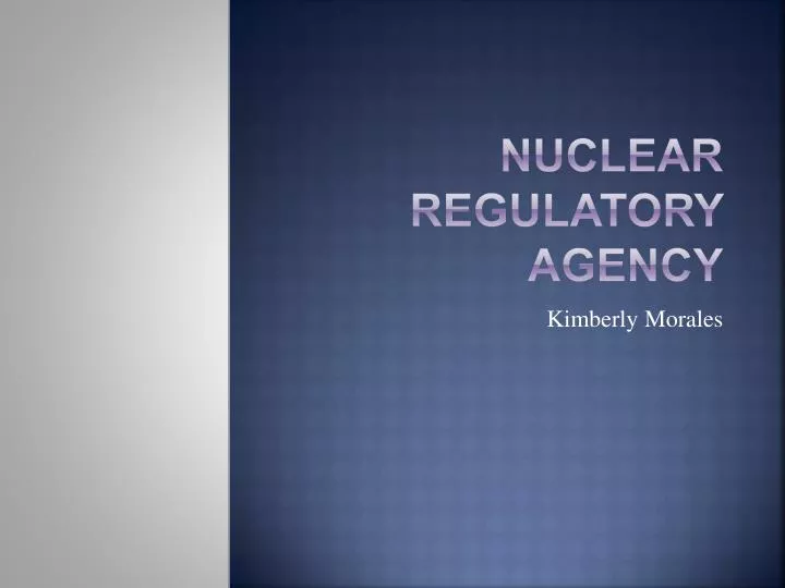 nuclear regulatory agency