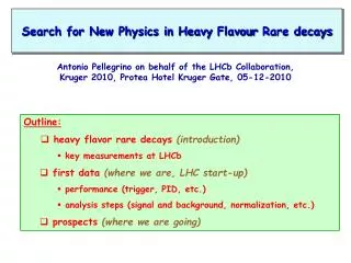 Search for New Physics in Heavy Flavour Rare decays