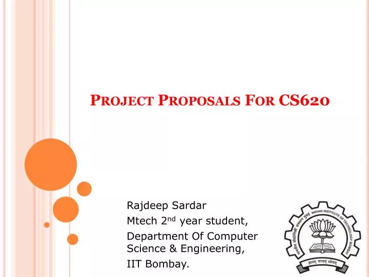 project proposals for cs620