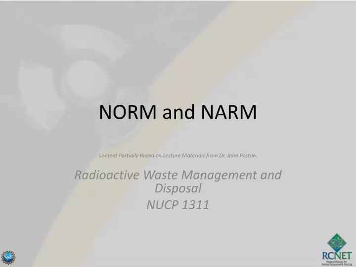 norm and narm