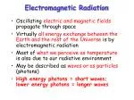 Electromagnetic Radiation - slide 1