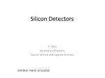 Advances in Silicon Detectors for High-Energy Physics Applications - slide 1