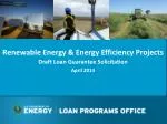 Renewable Energy &amp; Energy Efficiency Projects - slide 1