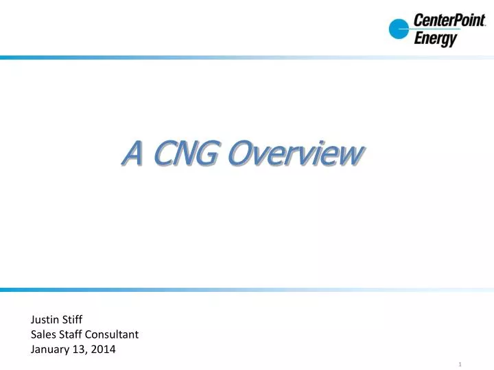 a cng overview