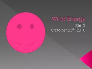 wind energy