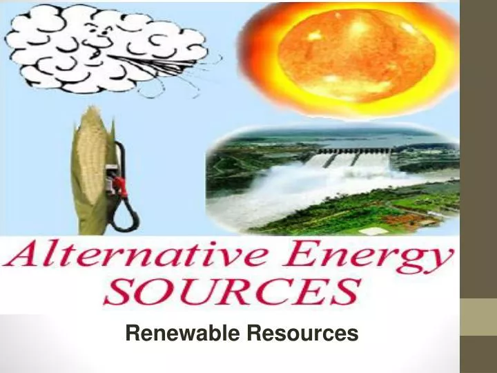 renewable resources