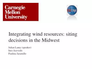 Integrating wind resources: siting decisions in the Midwest