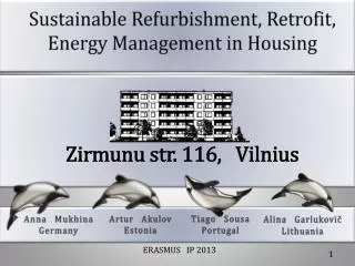 Sustainable Refurbishment, Retrofit, Energy Management in Housing