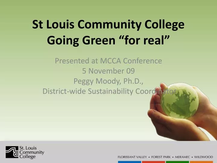 st louis community college going green for real
