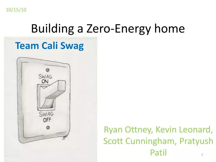 building a zero energy home