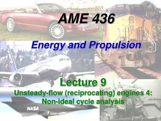 AME 436 Energy and Propulsion