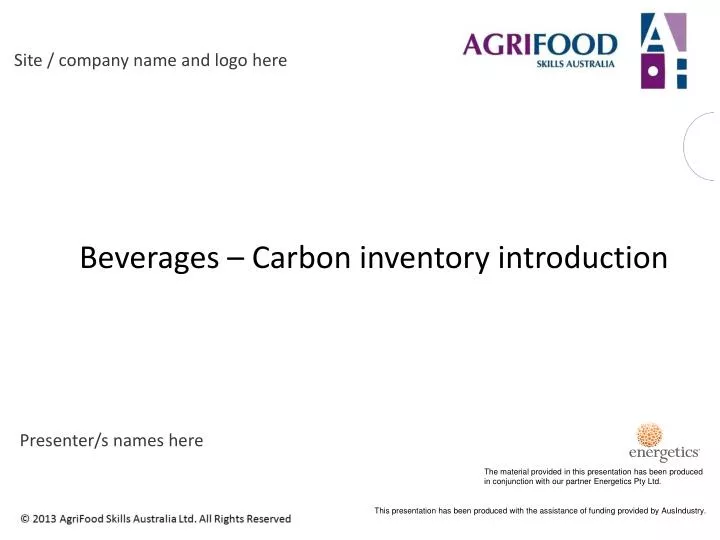 beverages carbon inventory introduction