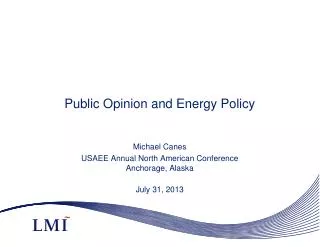 Public Opinion and Energy Policy