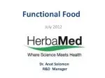 Functional Food - slide 1