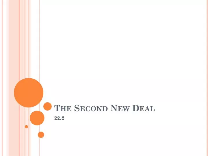 the second new deal
