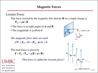 Magnetic Forces