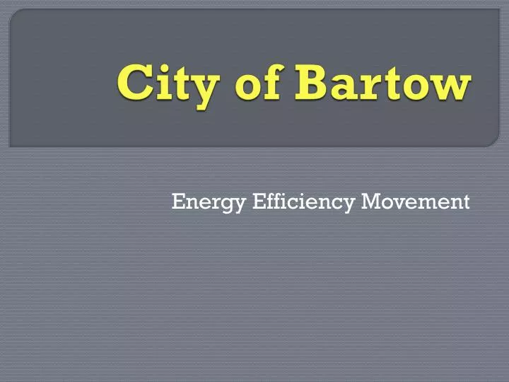 city of bartow