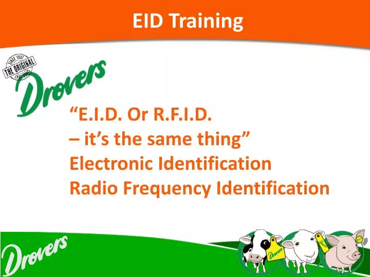 e i d or r f i d it s the same thing electronic identification radio frequency identification