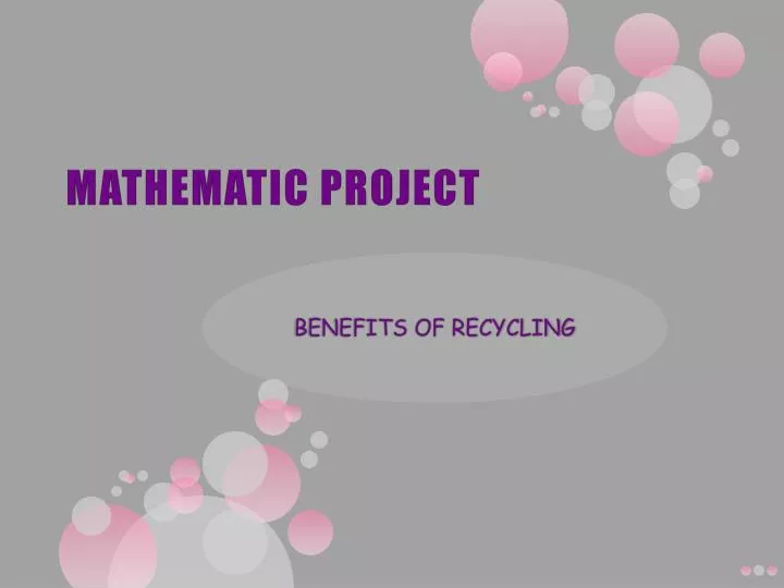 mathematic project