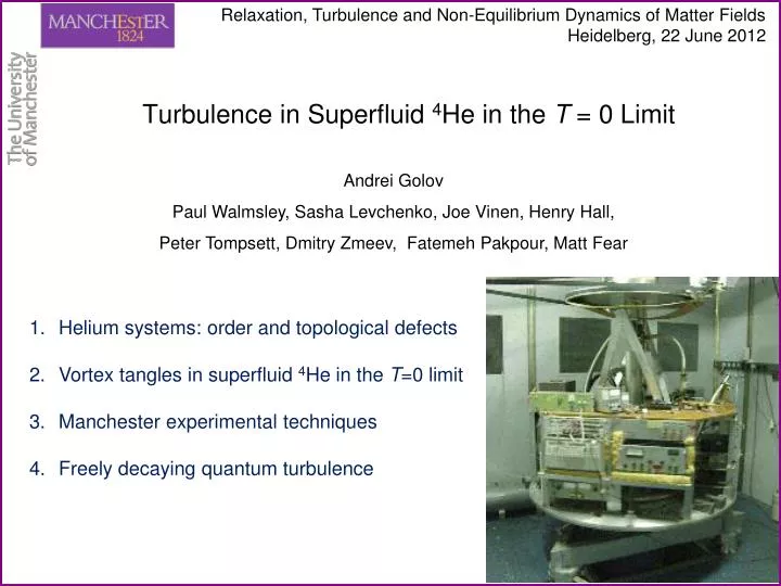 turbulence in superfluid 4 he in the t 0 limit