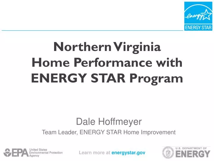 northern virginia home performance with energy star program