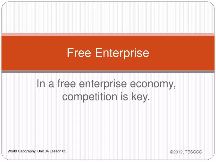 free enterprise