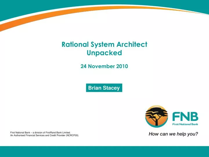 rational system architect unpacked 24 november 2010