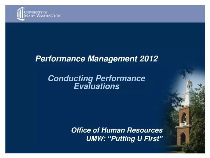 performance management 2012 conducting performance evaluations