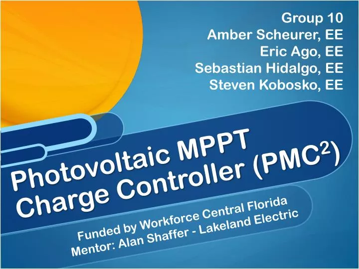 photovoltaic mppt charge controller pmc 2
