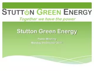 Stutton Green Energy