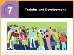 Training and Development - slide 1