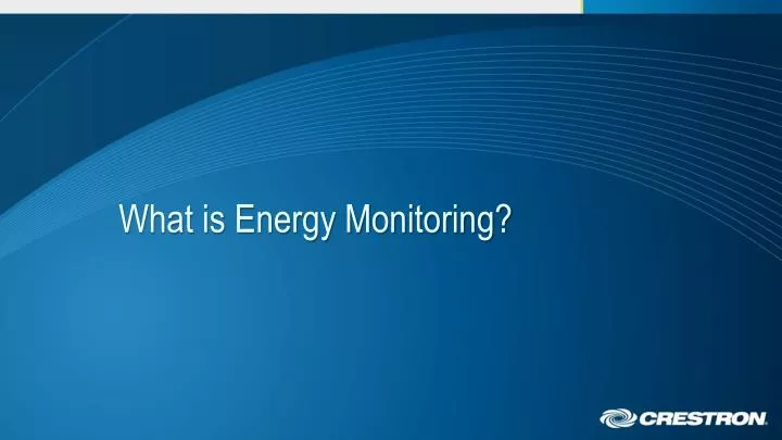 what is energy monitoring