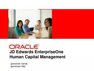 JD Edwards EnterpriseOne Human Capital Management
